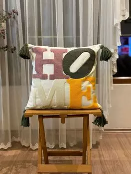 Evila Originals, Punch Cushion v31 - Multicolor, подушка, разноцветная, 100 % ПОЛИЭСТЕР, 43 x 43 см