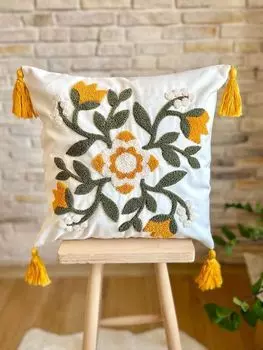 Evila Originals, Punch Cushion v35 - Multicolor, подушка, разноцветная, 100 % ПОЛИЭСТЕР, 43 x 43 см