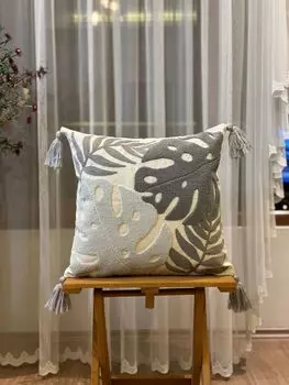 Evila Originals, Punch Cushion v3 - Серый, подушка, серый, 100 % ПОЛИЭСТЕР, 43 x 43 см