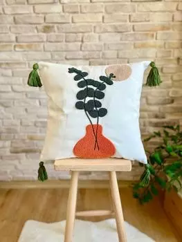 Evila Originals, Punch Cushion v47 - Multicolor, подушка, разноцветная, 100 % ПОЛИЭСТЕР, 43 x 43 см