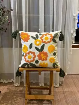 Evila Originals, Punch Cushion v4 - Multicolor, подушка, многоцветная, 100 % ПОЛИЭСТЕР, 43 x 43 см