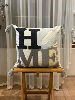 Evila Originals, Punch Cushion v4 - Серый, подушка, серый, 100 % ПОЛИЭСТЕР, 43 x 43 см