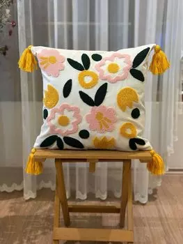 Evila Originals, Punch Cushion v7 - Multicolor, подушка, разноцветная, 100 % ПОЛИЭСТЕР, 43 x 43 см