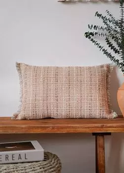 Evila Originals, YST0432, подушка, лосось, ткань 100% хлопок, 35 x 50 x 7 см