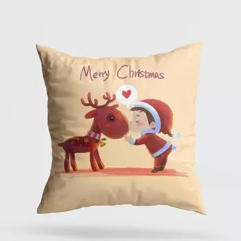 Evila Originals, YY202323- GRC3216, разноцветная, подушка, 50 % хлопок/50 % полиэстер