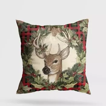 Evila Originals, YY202331- GRC3225, разноцветная, подушка, 50 % хлопок / 50 % полиэстер