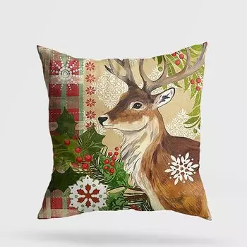 Evila Originals, YY202338- GRC3232, разноцветная, подушка, 50 % хлопок/50 % полиэстер