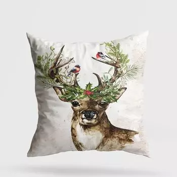 Evila Originals, YY202348- GRC3243, разноцветная, подушка, 50 % хлопок/50 % полиэстер