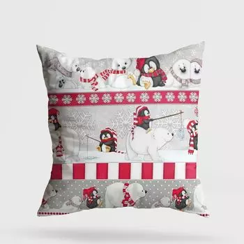 Evila Originals, YY202369- GRC3266, разноцветная, подушка, 50 % хлопок/50 % полиэстер