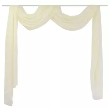 Evilia Originals, AS-10305-506-2PC-280475, штора, бирюзовый, 280 x 475 см The Living Store, бежевый