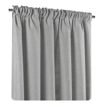 Evilia Originals, AS-70045-100-2PC-140425, штора, белый, 140 x 425 см Haus und Deko, серебро