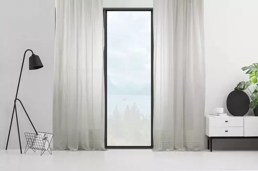 Evilia Originals, AS-70045-101-2PC-280450, штора, экрю, 280 x 450 см, бежевый