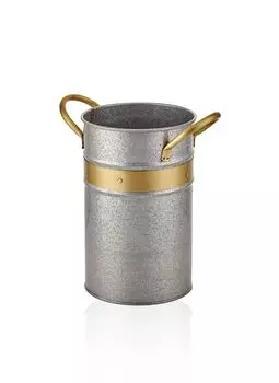 Evilia Originals, GLN0038, Декоративная кастрюля, 100% оцинковка, 22 x 22 см, мультиколор