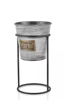 Evilia Originals, STN0030, кастрюля декоративный, 100% оцинковка, 17 x 30 см, мультиколор