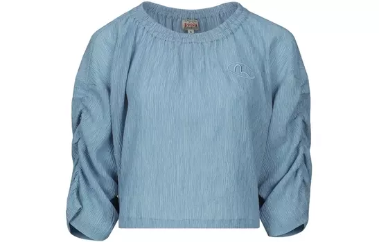EVISU Футболка женская розовые/синие