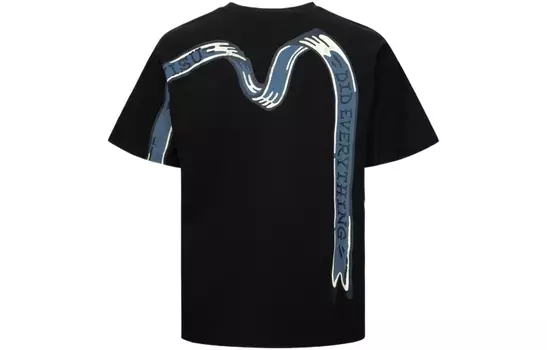 EVISU Мужская футболка, От белого