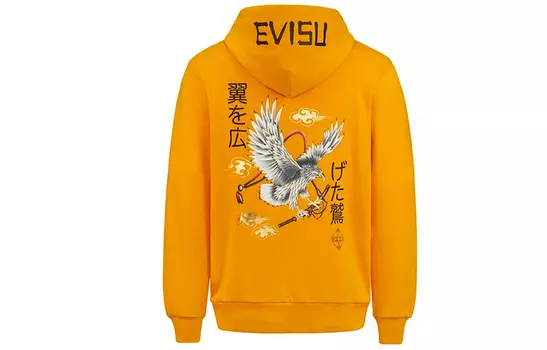 EVISU Мужская толстовка, Желтый