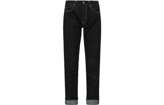 Мужские джинсы EVISU с подворотами, синий