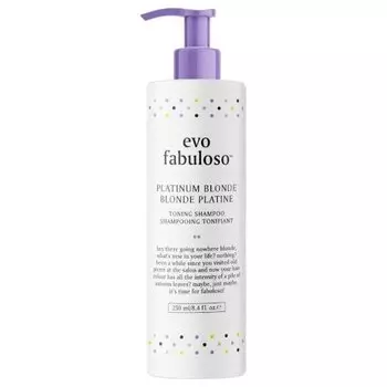 EVO Fabuloso Platinium Blonde Toning Shampoo - Шампунь, устраняющий желтые и медные оттенки 250 мл Inna marka