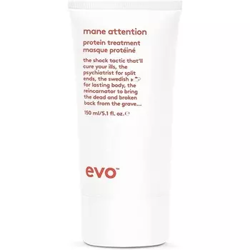 EVO Mane Attention Protein Treatment восстанавливает и укрепляет волосы, 150 мл / 5,1 жидких унций