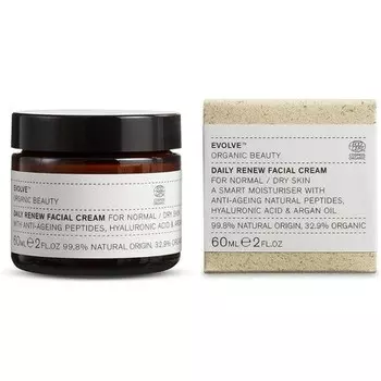 Evolve Organic Beauty Натуральный ежедневный обновляющий крем для лица 2 унции 60 мл