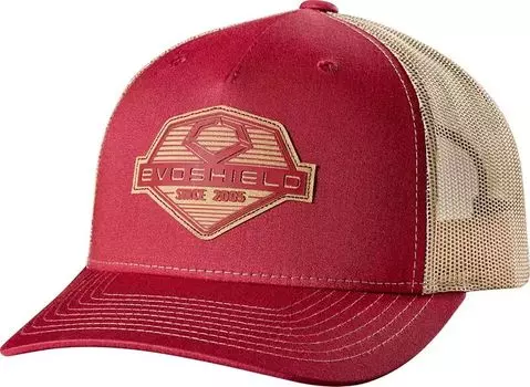 EvoShield EST 2005 Кепка Snapback для уличного использования, красный/коричневый