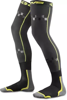 EVS TUG Fusion Носки, черный/желтый