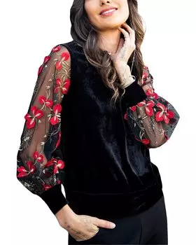 Ева Франко Риос Топ EVA FRANCO, цвет cardinal