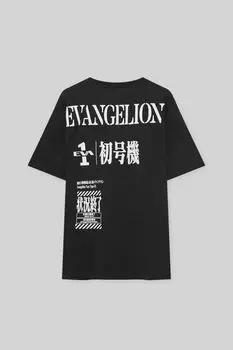 Евангелион футболка PULL&amp;BEAR
