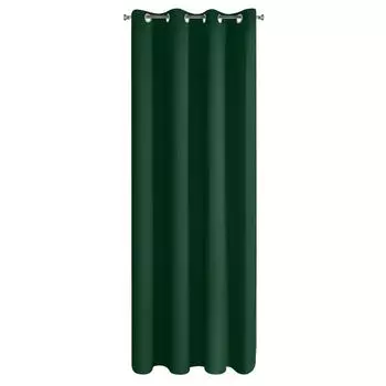 Еврофирания Штора BLACKOUT 135х250 люверсы коричневый Eurofirany, синий