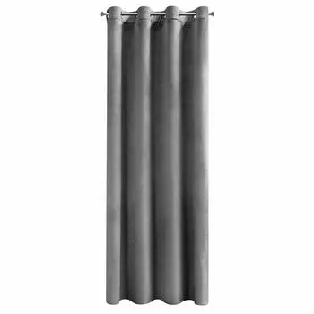 Еврофиранная штора РОЗОВАЯ из серого полиэстера 270см х 140см Eurofirany, серый