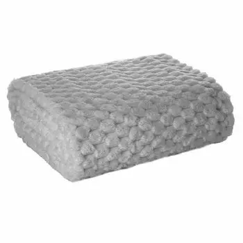 Еврофиранное одеяло с 3D эффектом серебро 170х210 см 260 GSM декор полиэстер Eurofirany