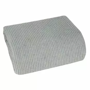 Еврофиранное одеяло ЯНТАРЬ 180 х 220 см 345 GSM однотонный кремовый Eurofirany, светло-серый