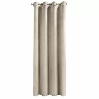 Еврофираны МЕЛАНИ Гардина 140х250 люверсы желтый Eurofirany, бежевый