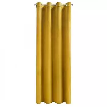 Еврофираны МЕЛАНИ Гардина 140х270 с рюшами на ленте бирюзовый Eurofirany, желтый