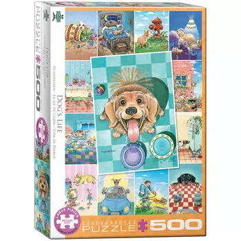 Еврографика, пазл Dog S Life By Gary Patterson, 500 шт. EuroGraphics