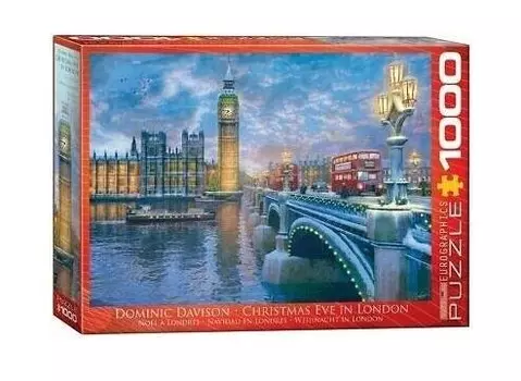 Еврографика, пазл, Сочельник в Лондоне, 1000 шт. EuroGraphics