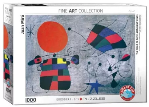 Еврографика, пазл, Улыбка экстравагантных крыльев, 1000 шт. EuroGraphics