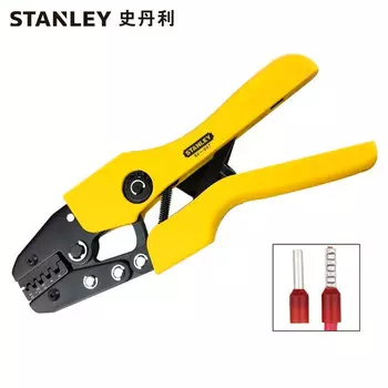 Европейские обжимные клещи для клемм Stanley серии A, обжимные клещи для клемм 0,5–6 мм2, клещи для клемм 84-847-22