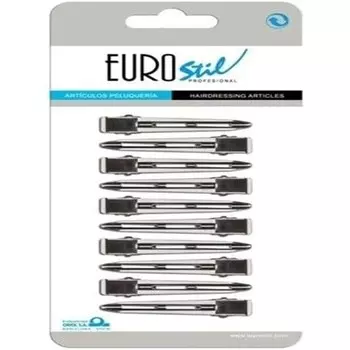 Евростиль 10 металлических зажимов Eurostil