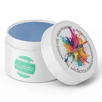 Excellent Painting Gel Высокопигментированный декоративный гель 12 Небесно-голубой 5 мл