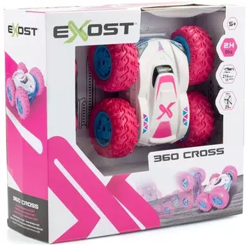Exost, радиоуправляемый автомобиль розовый 360 Cross Amazone, макс. скорость 12 км/ч, радиоуправляемый. Dumel