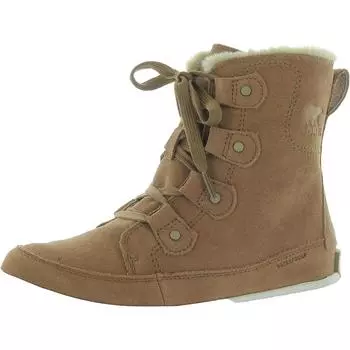 Explorer Next Joan WP женские замшевые сапоги из искусственного меха для зимы и снегоступов Sorel, цвет velvet tan/fawn