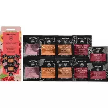Express Vitality Snack 4 Express Face Mask с 1 подарком Apivita