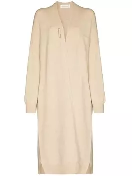 extreme cashmere длинный кардиган, нейтральный цвет