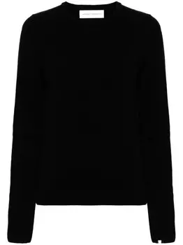 Extreme cashmere свитер в рубчик, черный