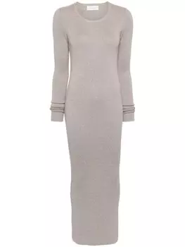 Extreme cashmere трикотажное платье, нейтральный цвет