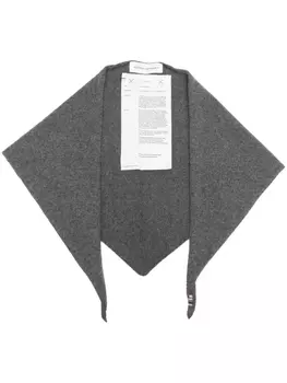 Extreme cashmere вязаный шарф, серый