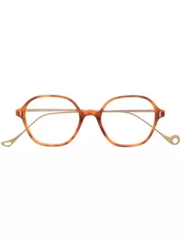 Eyepetizer очки в квадратной оправе, коричневый