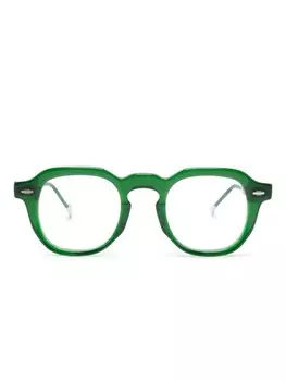 Eyepetizer очки в квадратной оправе, зеленый